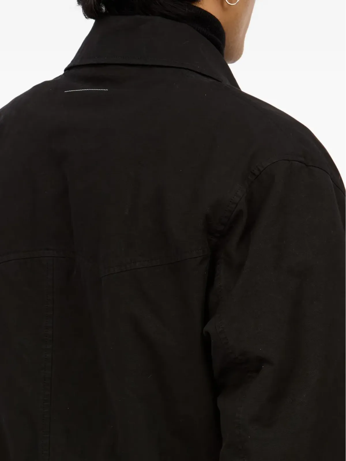 MM6 Maison Margiela ベルト付きアシンメトリックジップジャケット - 画像5