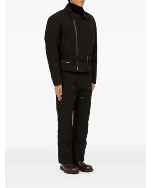 MM6 Maison Margiela ベルト付きアシンメトリックジップジャケット - サムネイル3