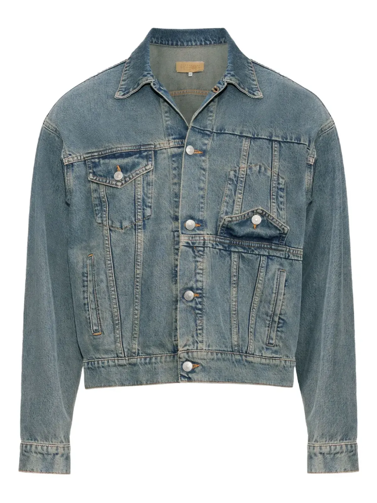 MM6 Maison Margiela フラップポケットデニムジャケット - 画像1