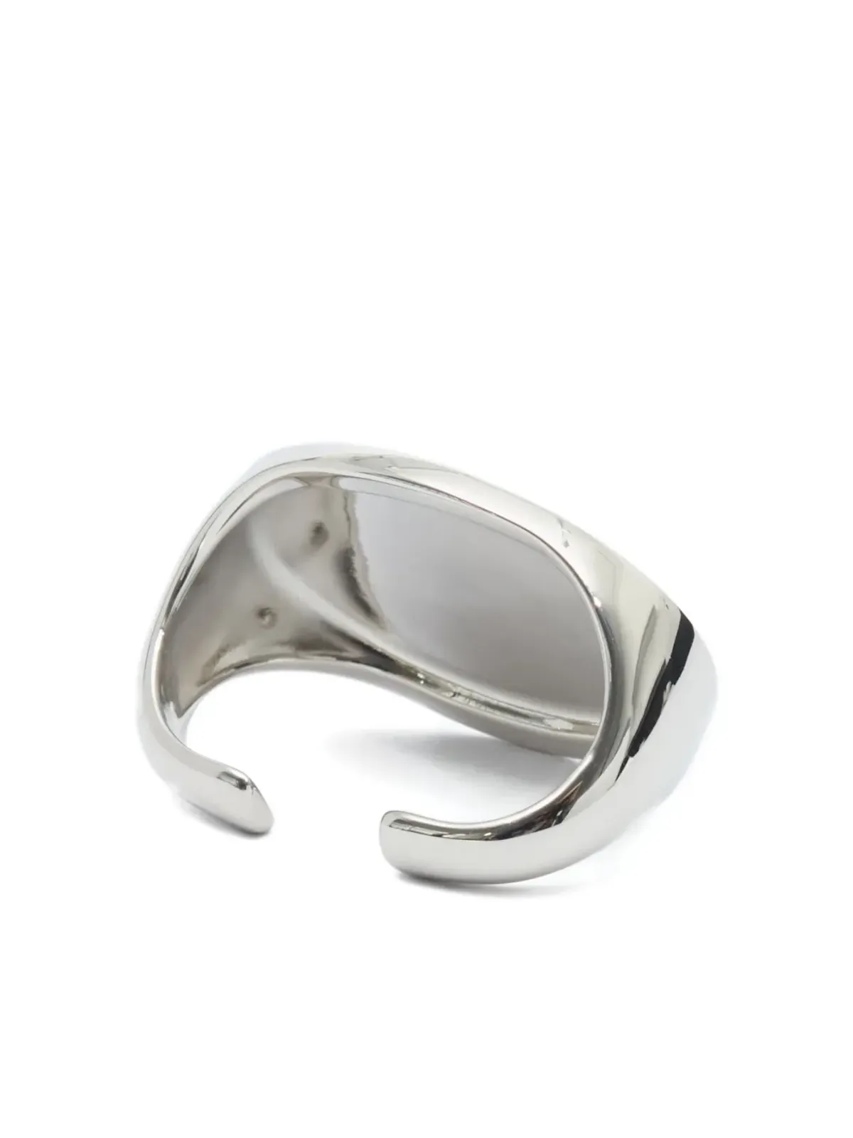 MM6 Maison Margiela オーバル型リング - シルバー - 画像3