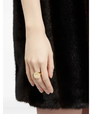 MM6 Maison Margiela オーバルプレートリング - サムネイル2