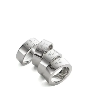 MM6 Maison Margiela ナンバー刻印のスタックリング - サムネイル3