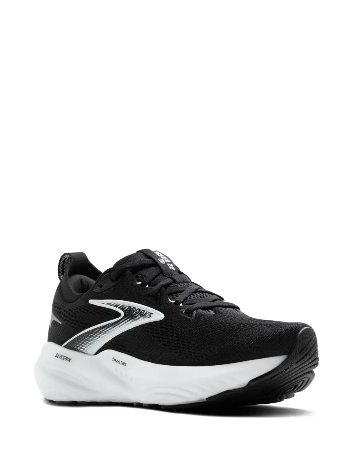 BROOKS Glycerin 22 ホワイト/ブラック スニーカー - 画像2