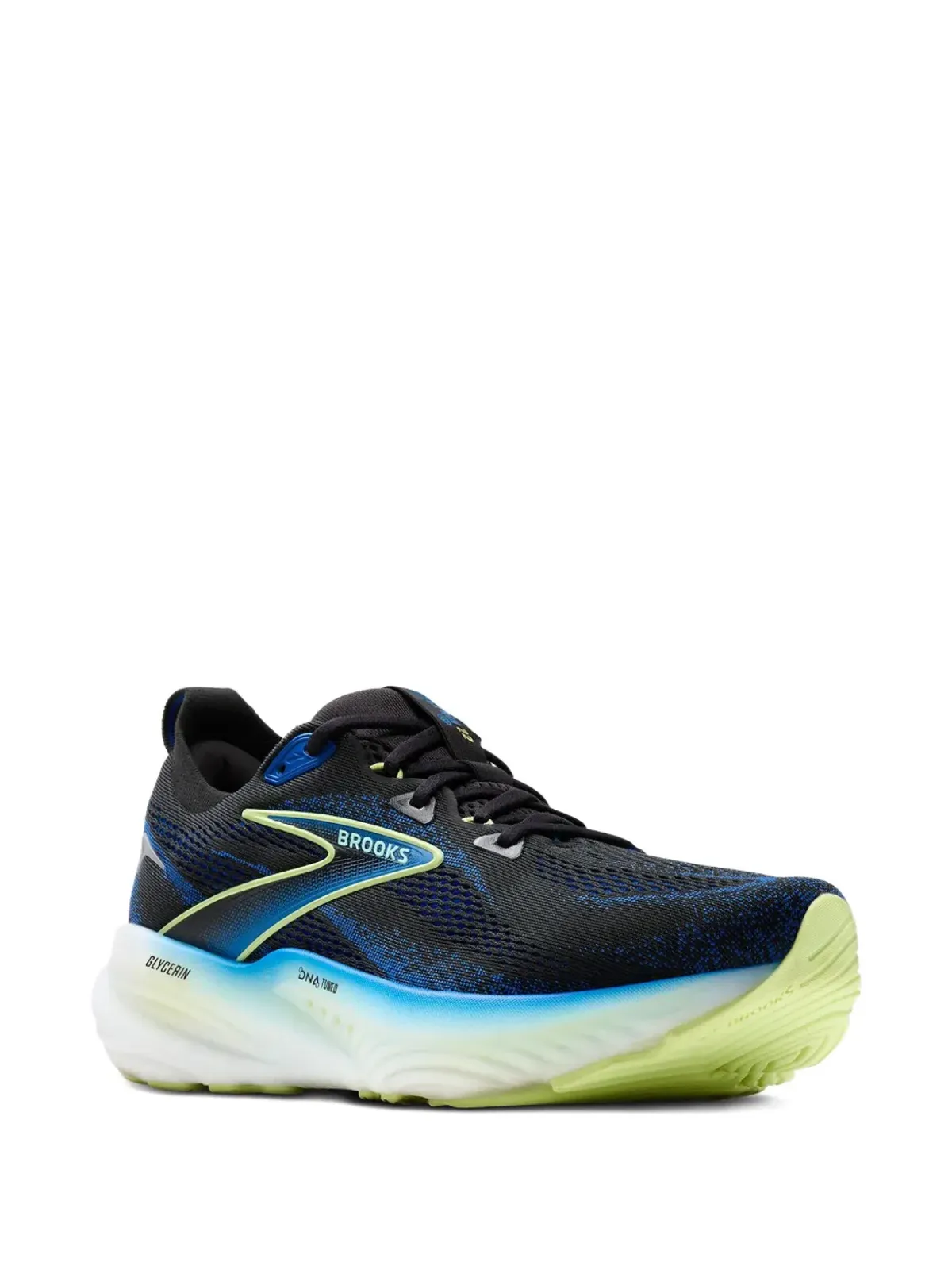 BROOKS Glycerin 22 ブラック/ブルー スニーカー - 画像2