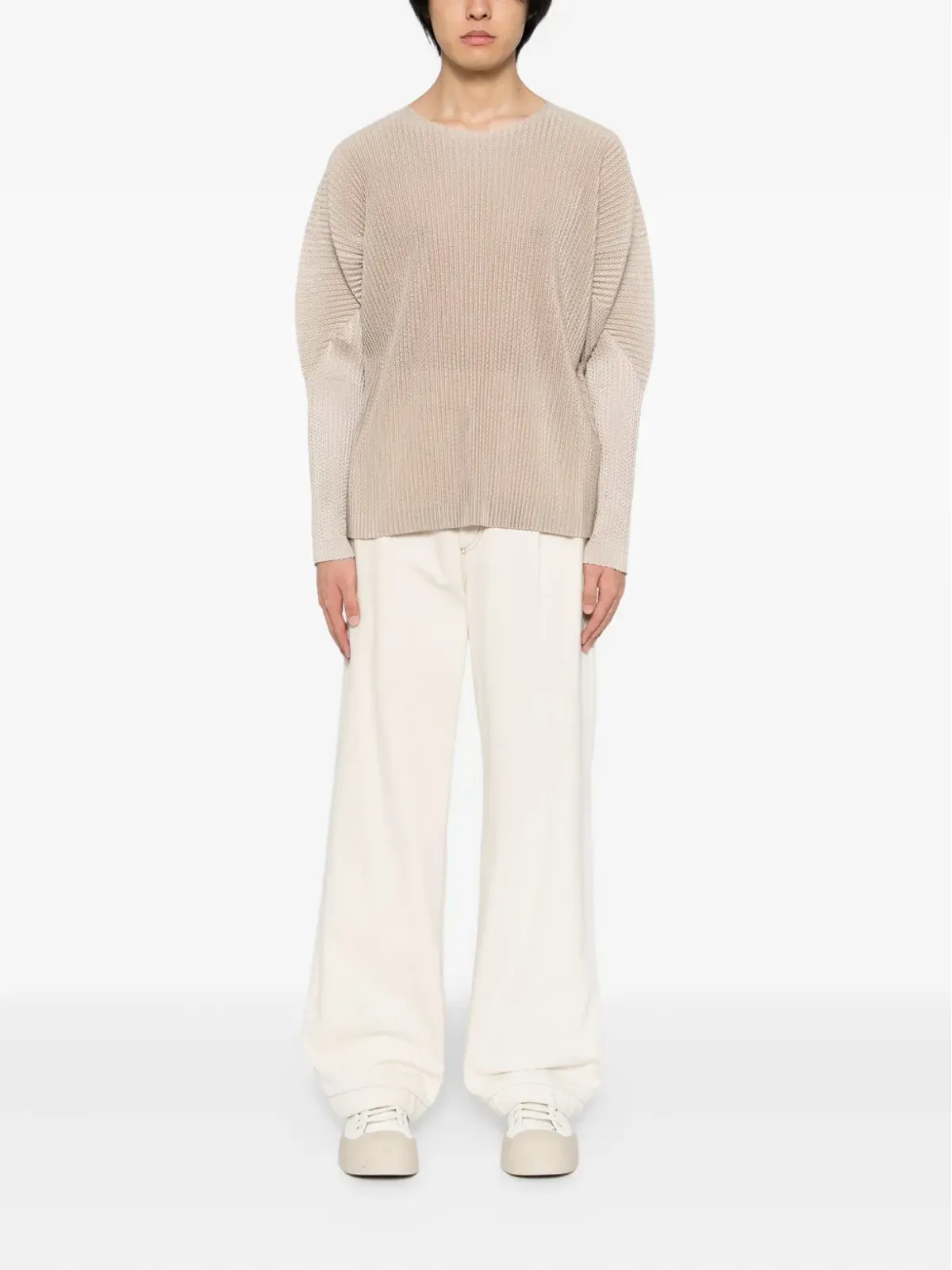 Homme Plissé Issey Miyake ライトメッシュTシャツ - 画像2