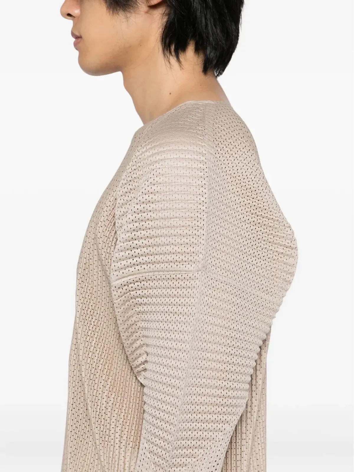 Homme Plissé Issey Miyake ライトメッシュTシャツ - 画像4