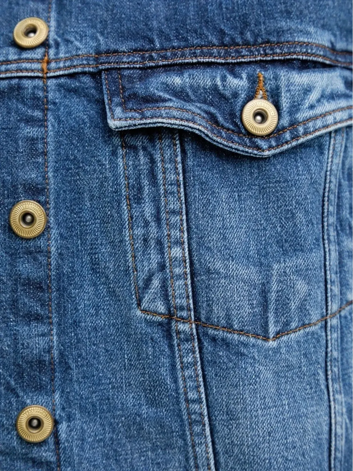 Sessùn ボタン留め付きデニムジャケット - 画像4
