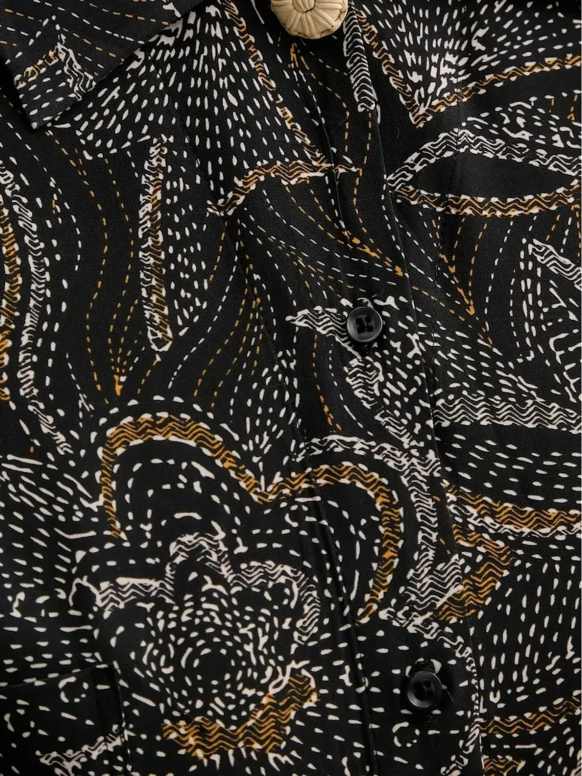 Sessùn 刺繍プリントシャツ - 画像4