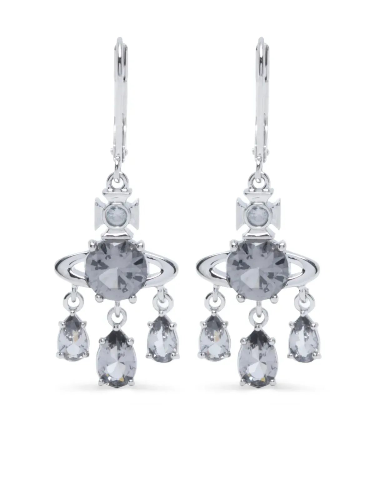 Vivienne Westwood ジョアキーナ ドロップピアス - シルバー - 画像1