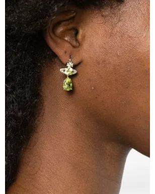 Vivienne Westwood イズミネ ドロップ ピアス - シルバー - サムネイル2