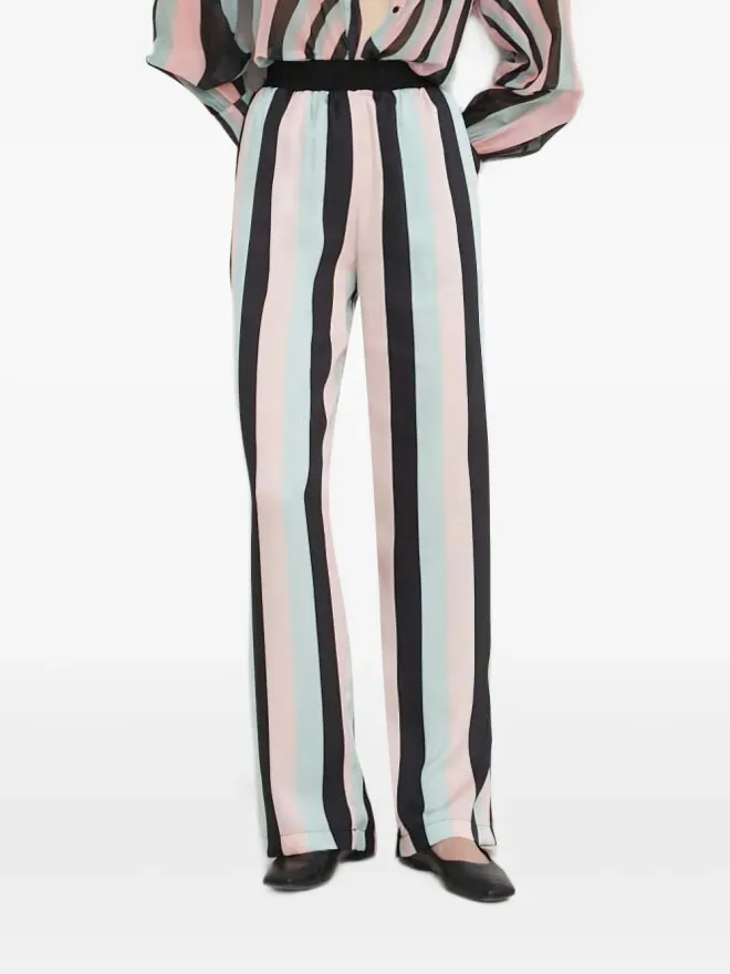 Silvian Heach Silvian Heach ストライプ ウエストゴムパンツの商品画像