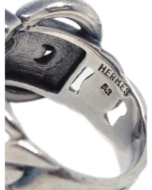 Hermès Pre-Owned バックルデザイン チェーンリング - サムネイル4