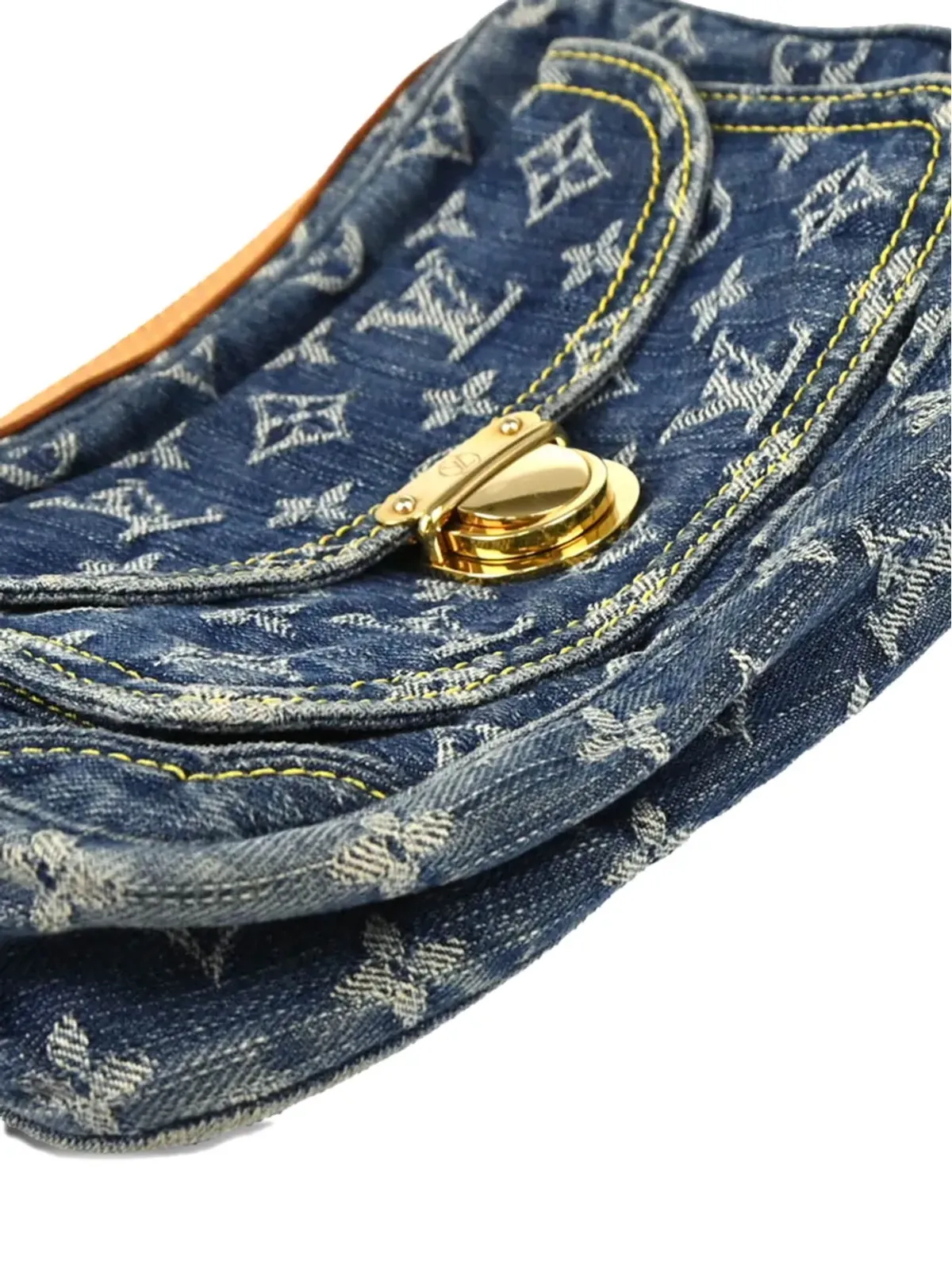 Louis Vuitton Pre-Owned モノグラムデニム ベルトバッグ - 画像5