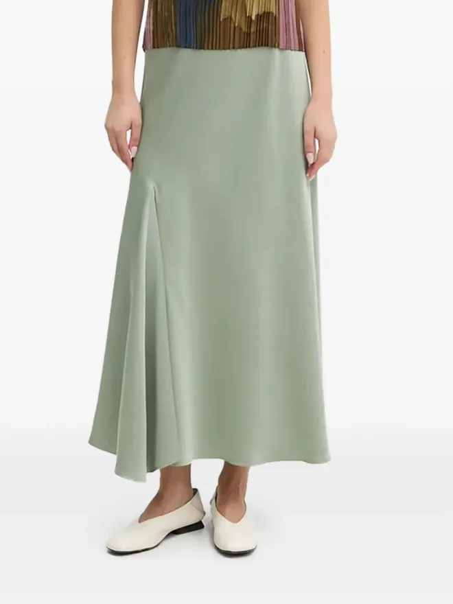 Sandro Ferrone Sandro Ferrone アシンメトリックヘム サテン スカートの商品画像