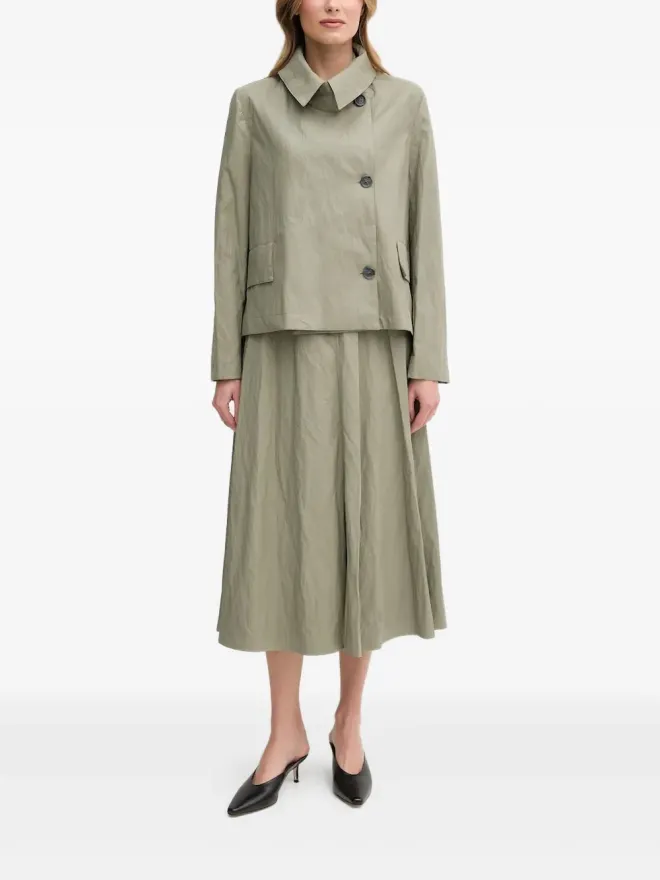 Sandro Ferrone Sandro Ferrone アシンメトリカルファスニング ボタンコートの商品画像