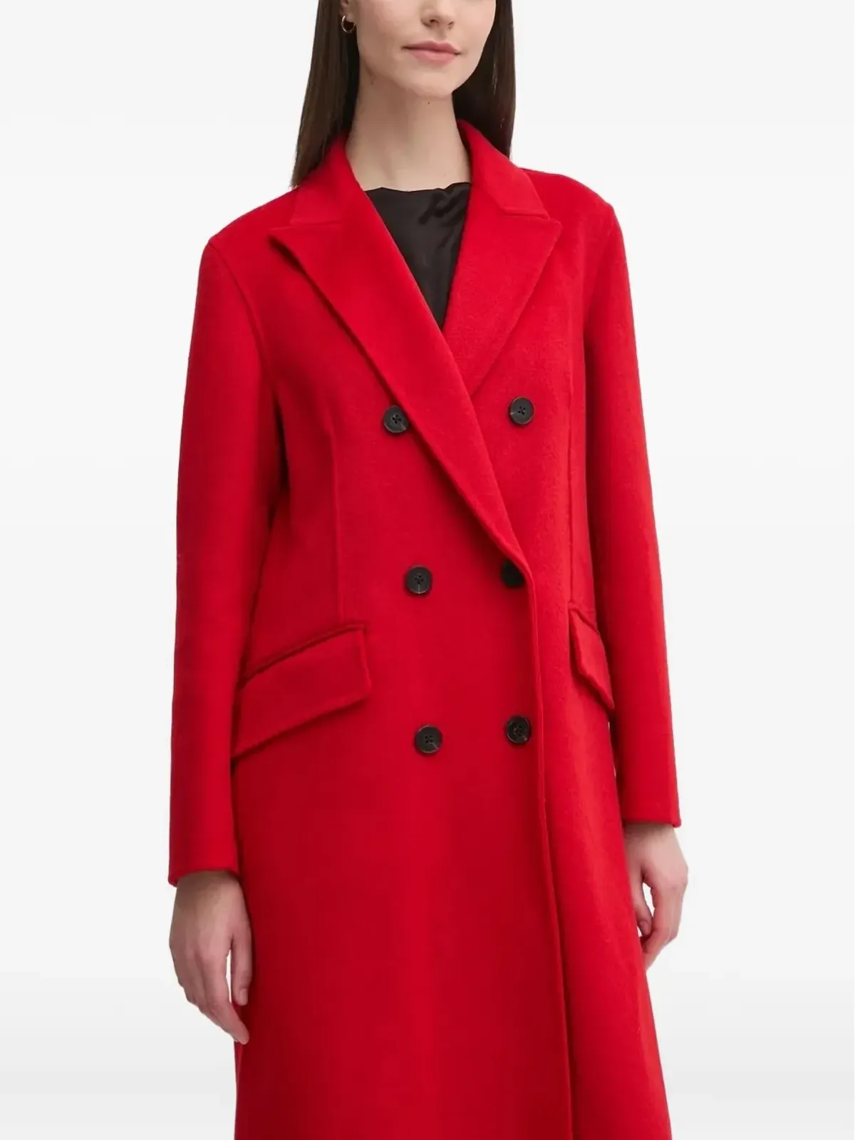 Pedro Del Hierro ボタン留め ダブルブレスト コート - レッド - 画像1