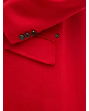 Pedro Del Hierro ボタン留め ダブルブレスト コート - レッド - サムネイル3