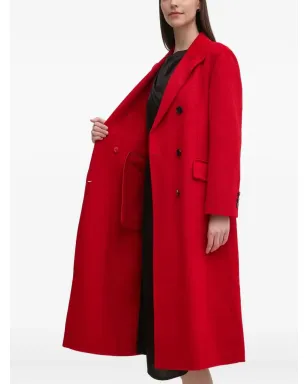 Pedro Del Hierro ボタン留め ダブルブレスト コート - レッド - サムネイル4