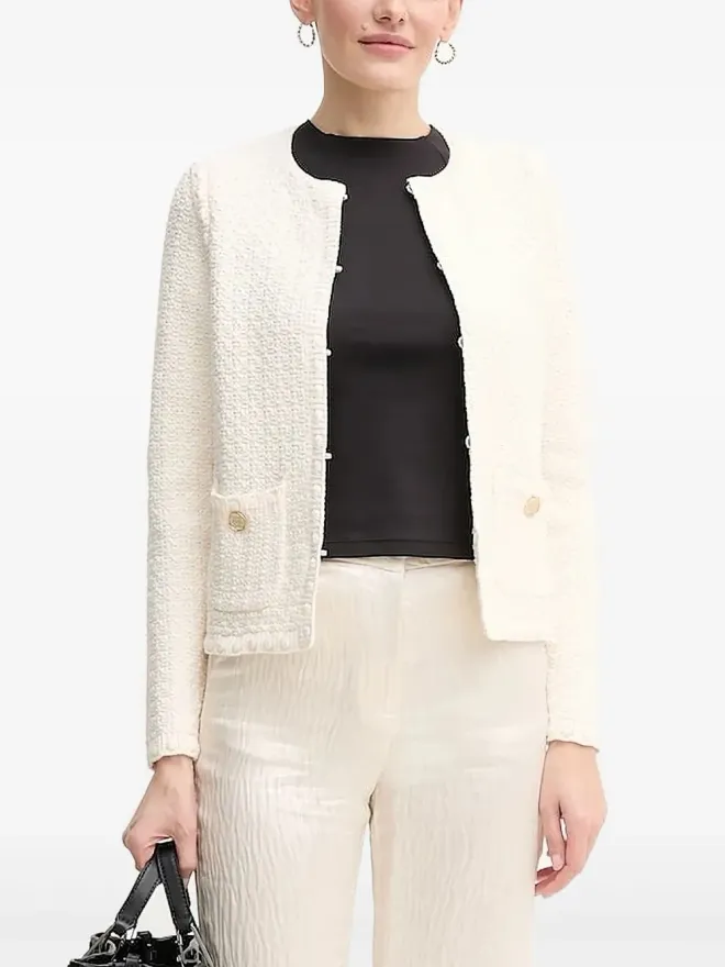 Pedro Del Hierro Pedro Del Hierro ツイード ポケット付きカーディガンの商品画像
