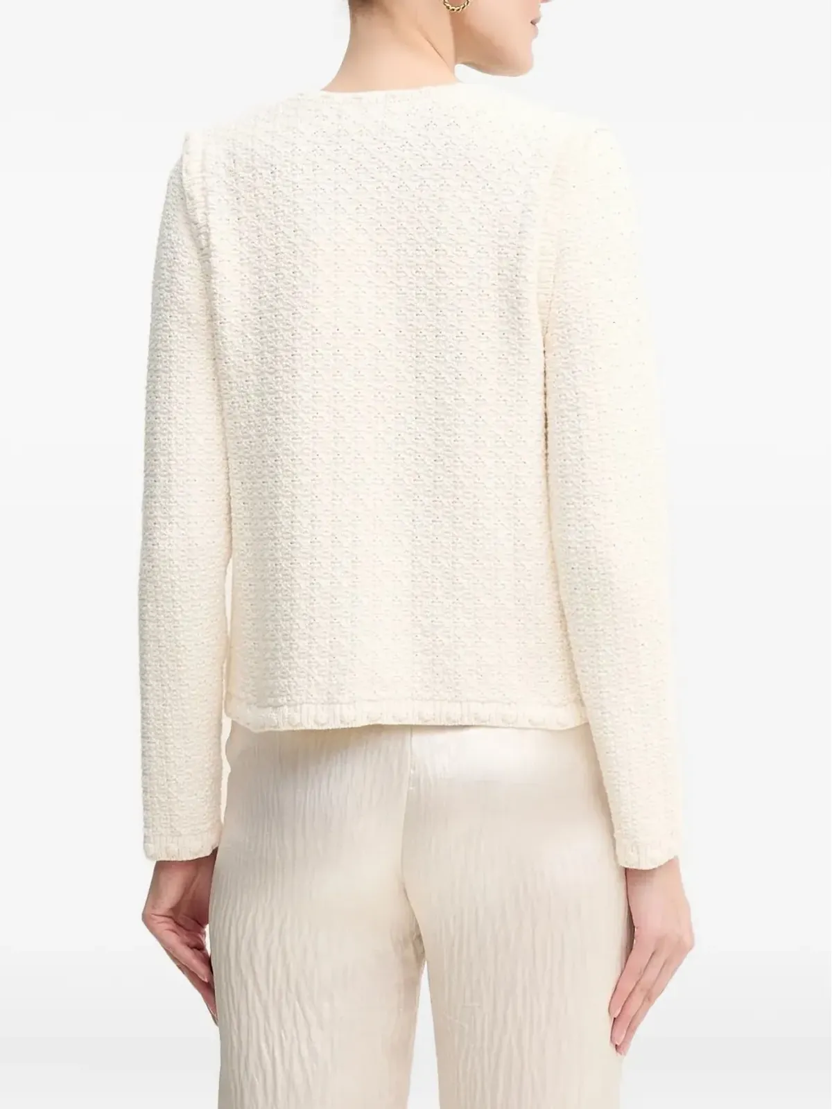Pedro Del Hierro ツイード ポケット付きカーディガン - 画像2