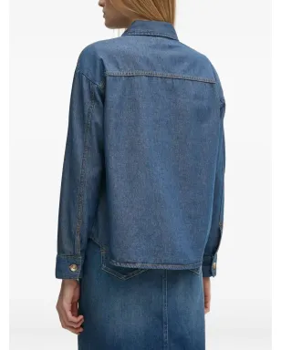 Pedro Del Hierro パッチポケットデニムシャツ - サムネイル2