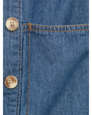 Pedro Del Hierro パッチポケットデニムシャツ - サムネイル4