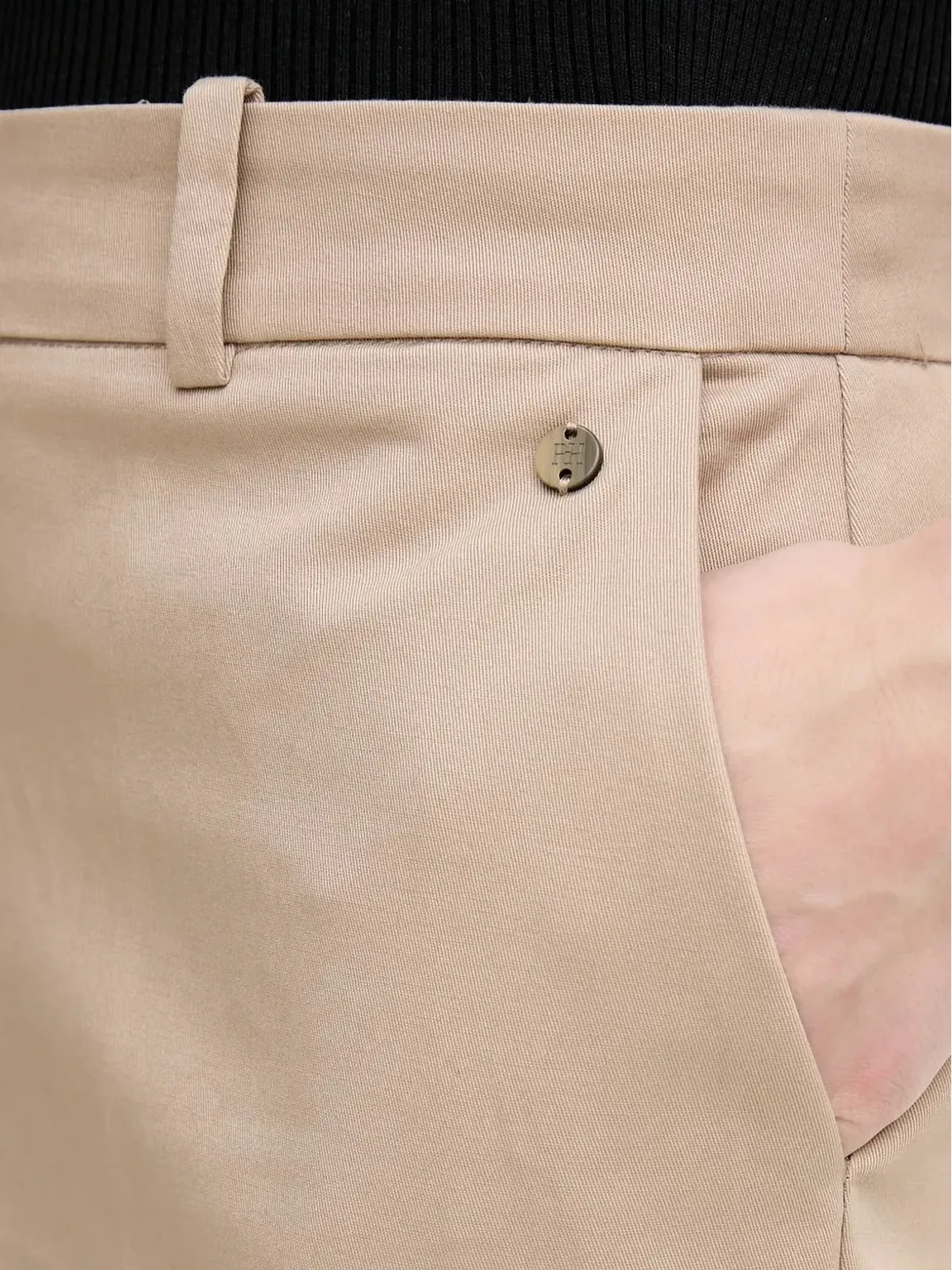 Pedro Del Hierro プリーツ入りコットンパンツ - 画像3