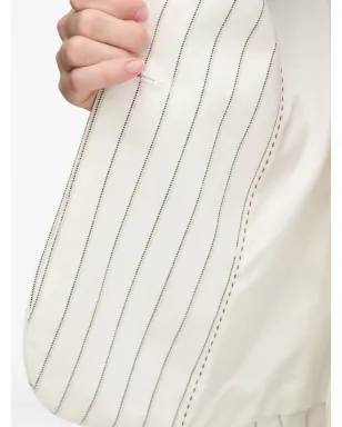 Pedro Del Hierro ピンストライプ柄 ノースリーブ ウエストコート - サムネイル5