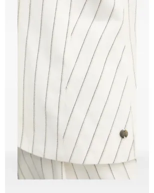 Pedro Del Hierro ピンストライプ柄 ノースリーブ ウエストコート - サムネイル2