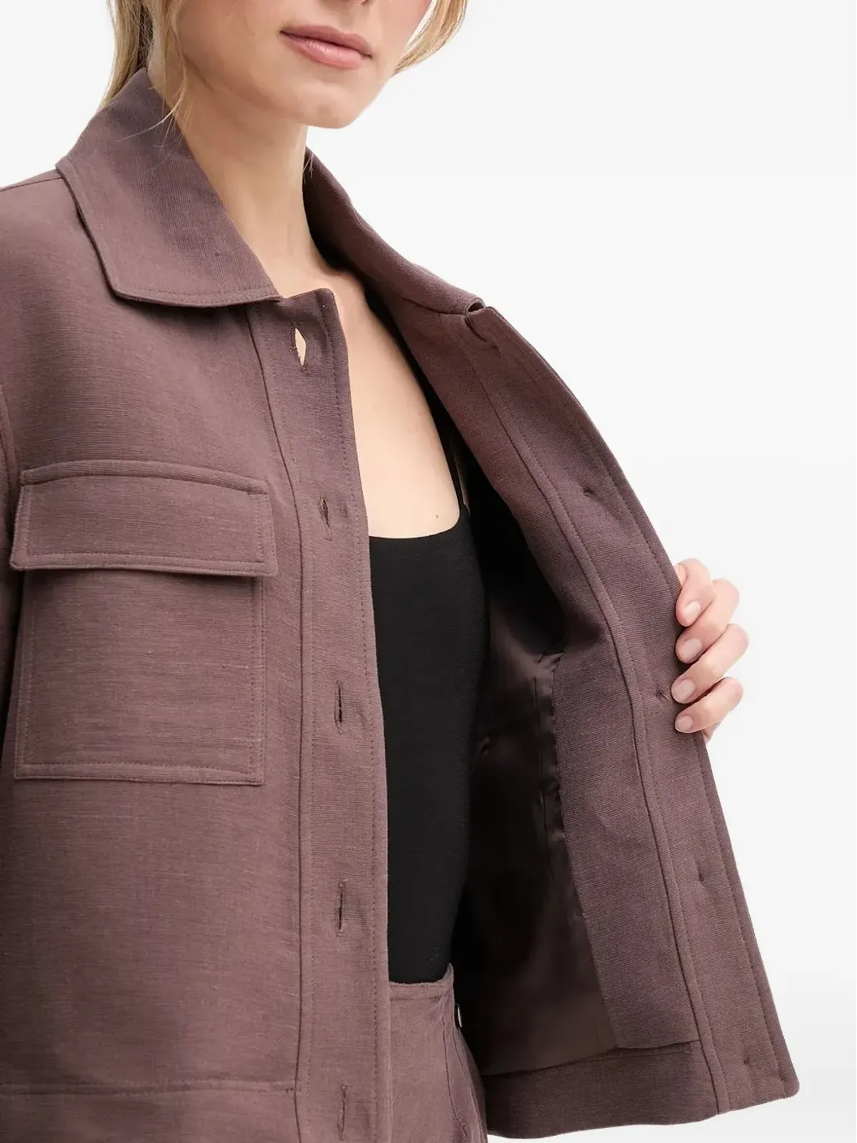 Pedro Del Hierro ボタン留め フラップポケット ジャケット - 画像3