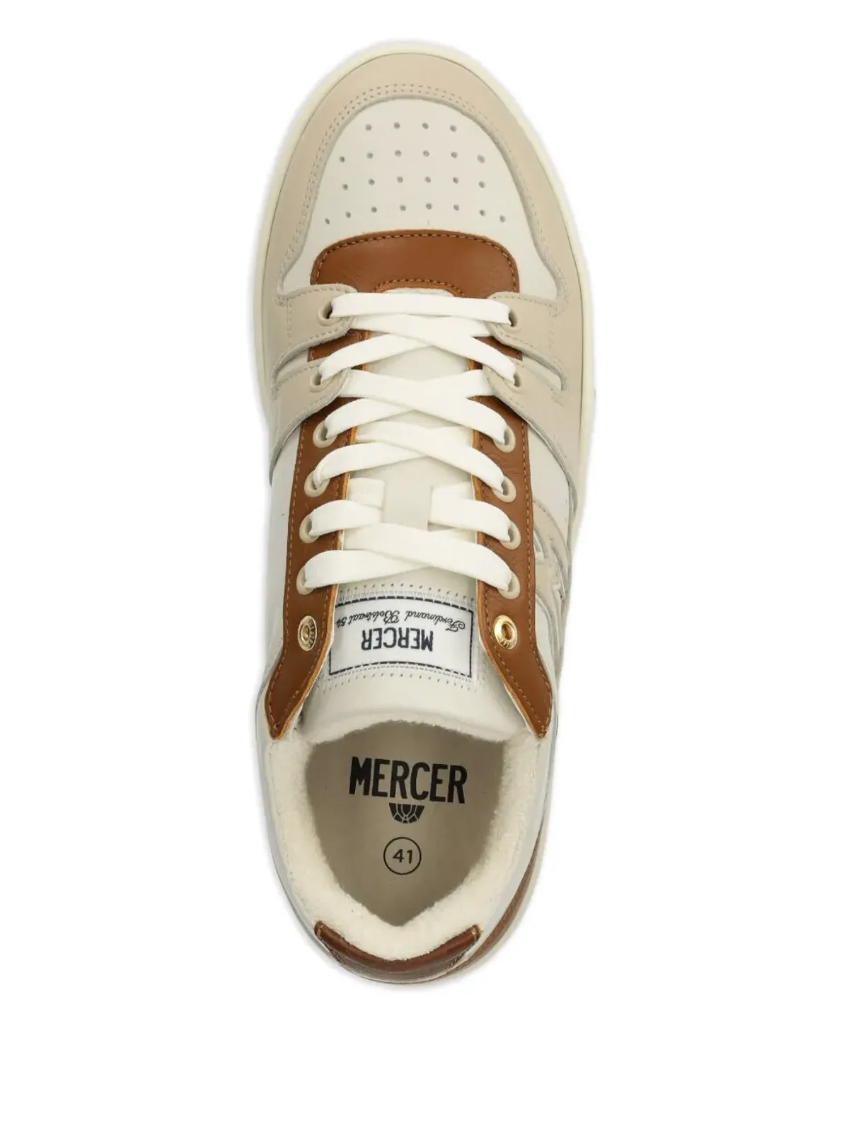 The Mercer Brand パネルド ロートップスニーカー - 画像3