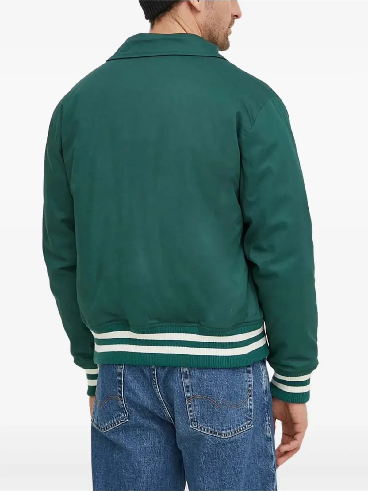 The Mercer Brand Varsity embroidery jacket - Green - 画像2