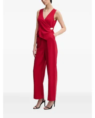Pedro Del Hierro ラップフロント ゴールドボタン ジャンプスーツ - サムネイル2