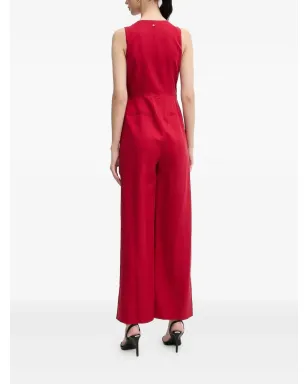 Pedro Del Hierro ラップフロント ゴールドボタン ジャンプスーツ - サムネイル3