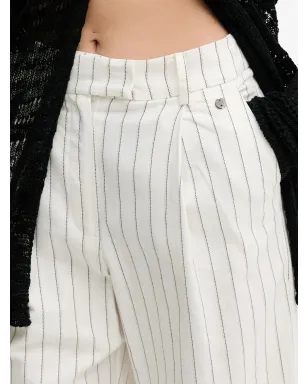 Pedro Del Hierro ピンストライプパンツ - サムネイル3