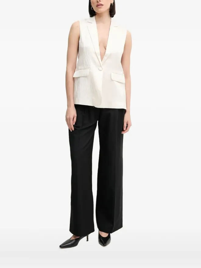 Pedro Del Hierro Pedro Del Hierro テクスチャード ノースリーブ ウエストコートの商品画像