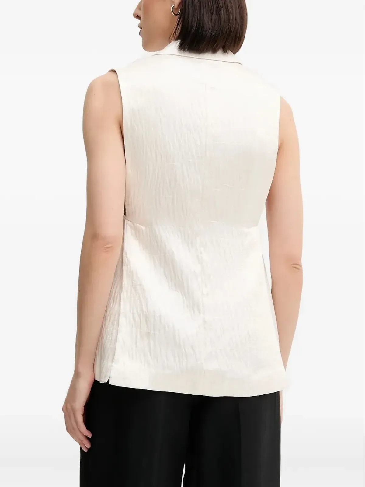 Pedro Del Hierro テクスチャード ノースリーブ ウエストコート - 画像2