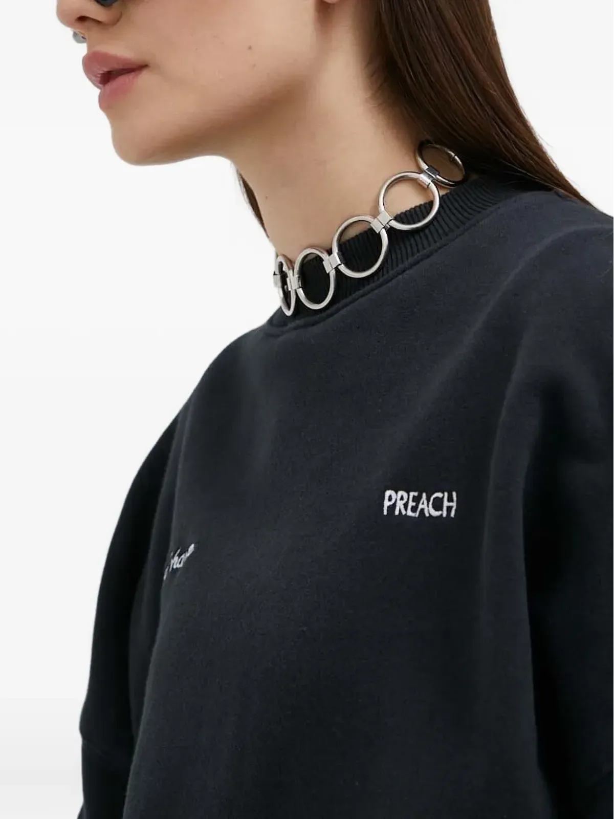 PREACH 刺繍入り長袖スウェット - 画像4