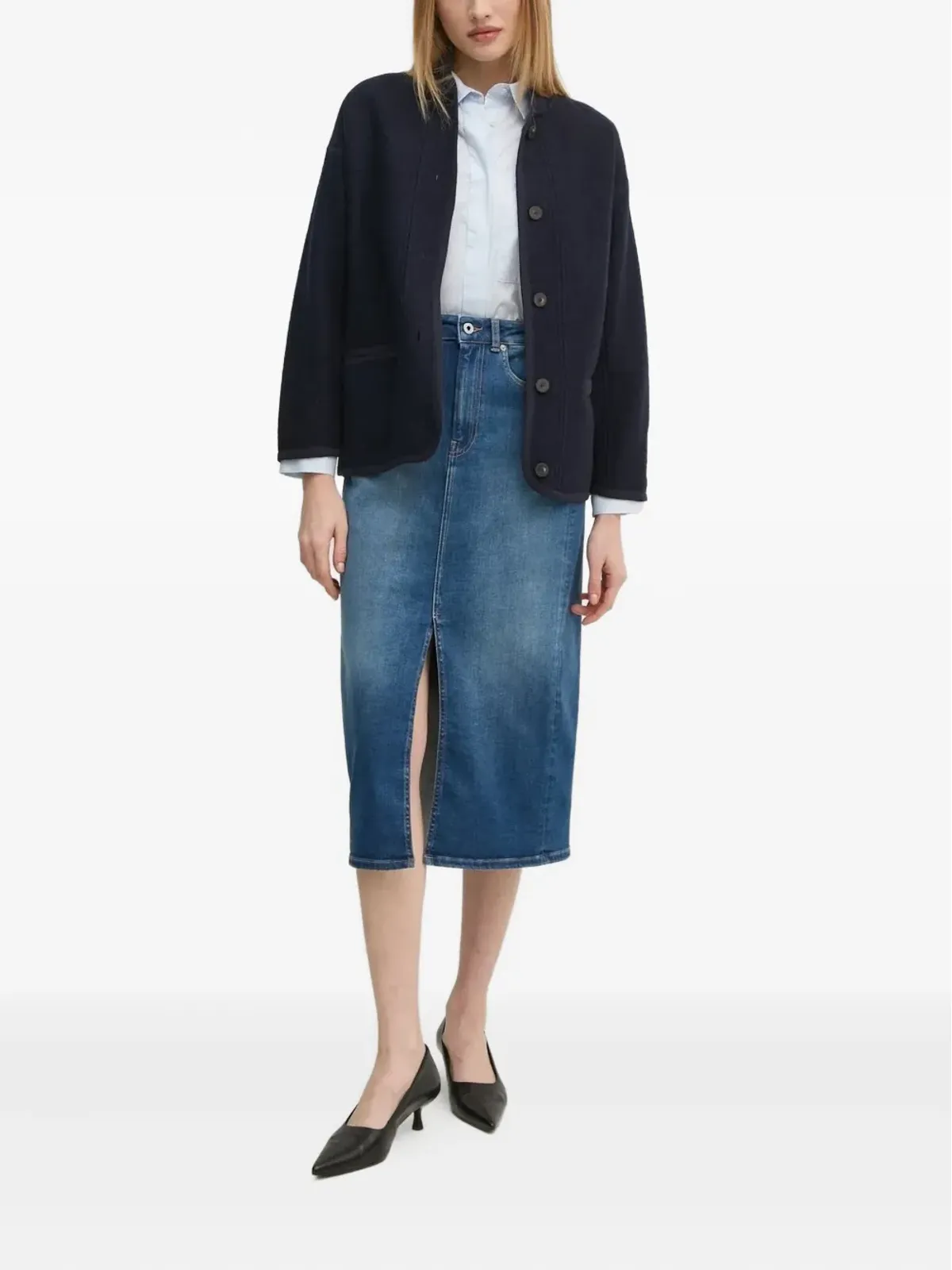 Pedro Del Hierro ポケットディテールシャツ - 画像2