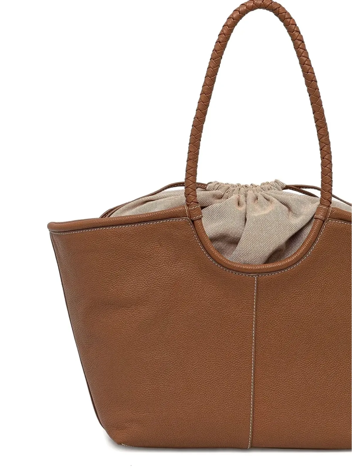 Pedro Del Hierro 編み込みハンドル付きトートバッグ - 画像2