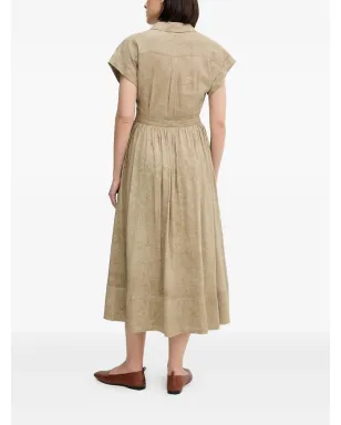 Pedro Del Hierro ギャザーウエスト シャツドレス - サムネイル2