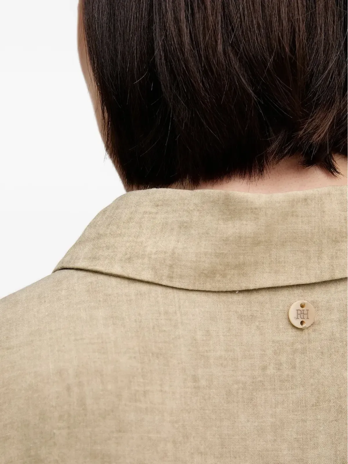 Pedro Del Hierro ギャザーウエスト シャツドレス - 画像4