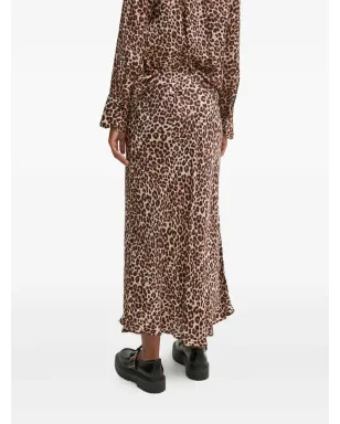 Pedro Del Hierro レオパード柄ミディスカート - サムネイル3