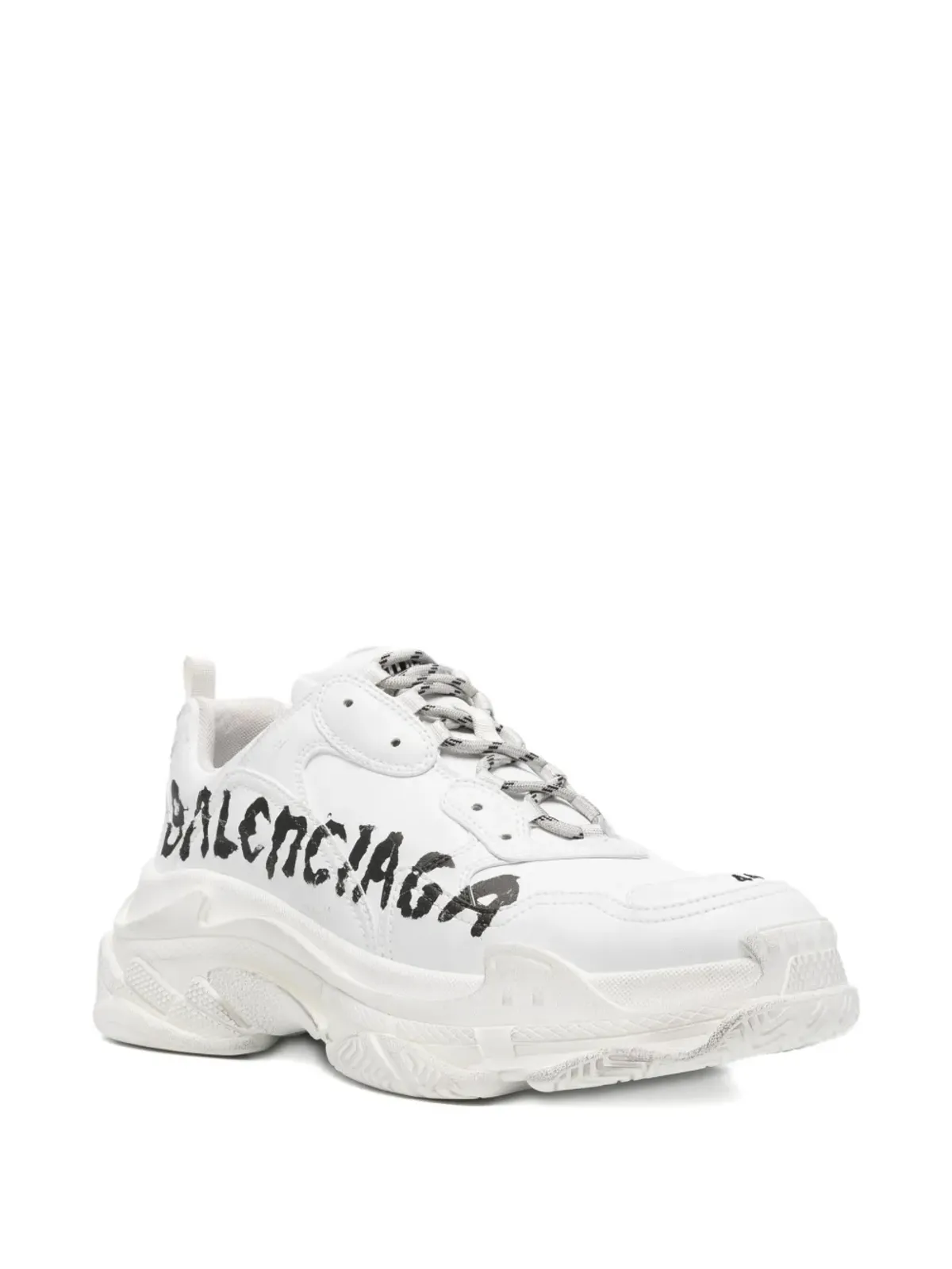 Balenciaga Triple S グラフィティプリント チャンキースニーカー - 画像2