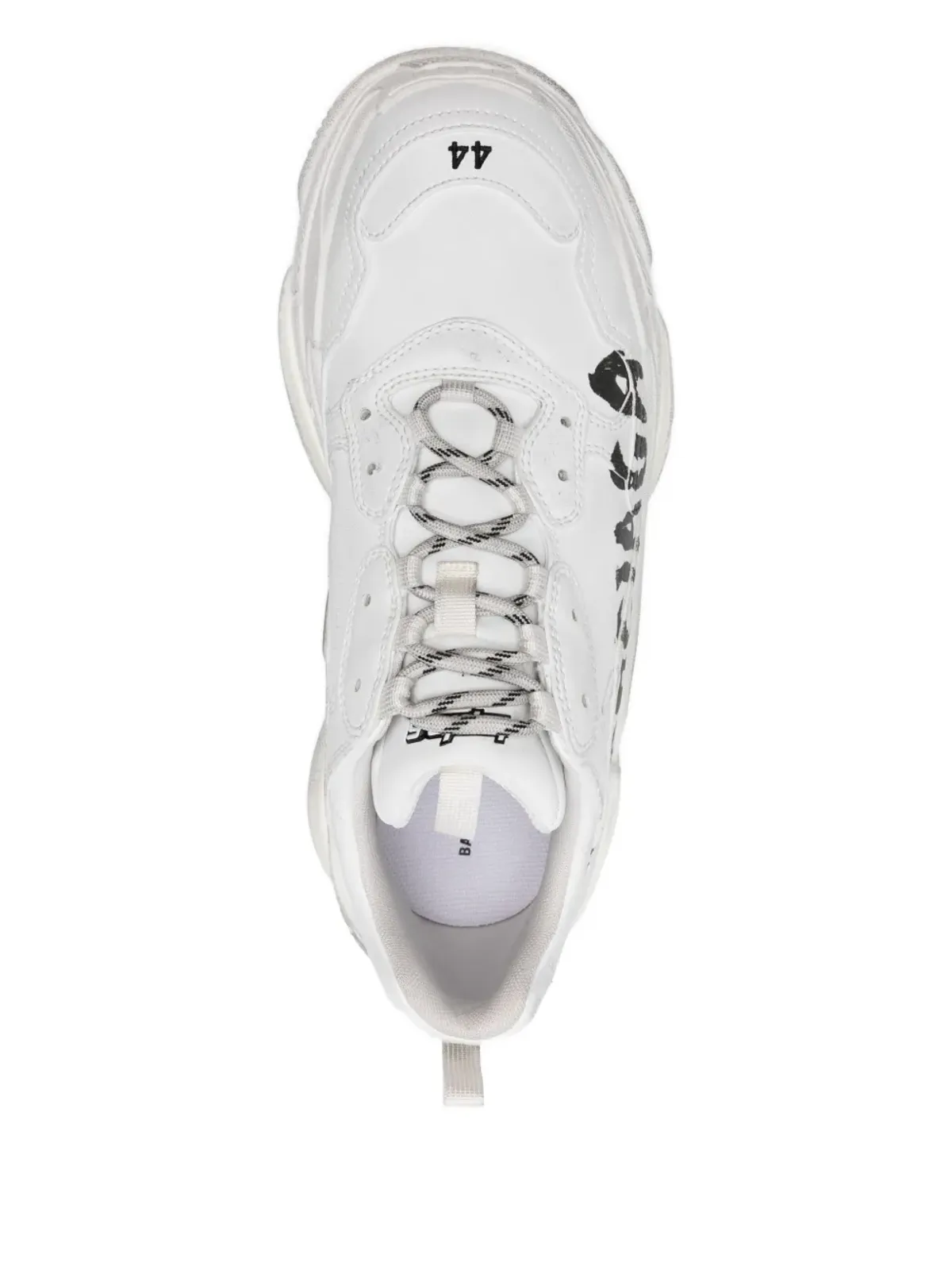 Balenciaga Triple S グラフィティプリント チャンキースニーカー - 画像4