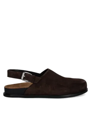 VAGABOND Effie slingback buckle mules - Brown - サムネイル1