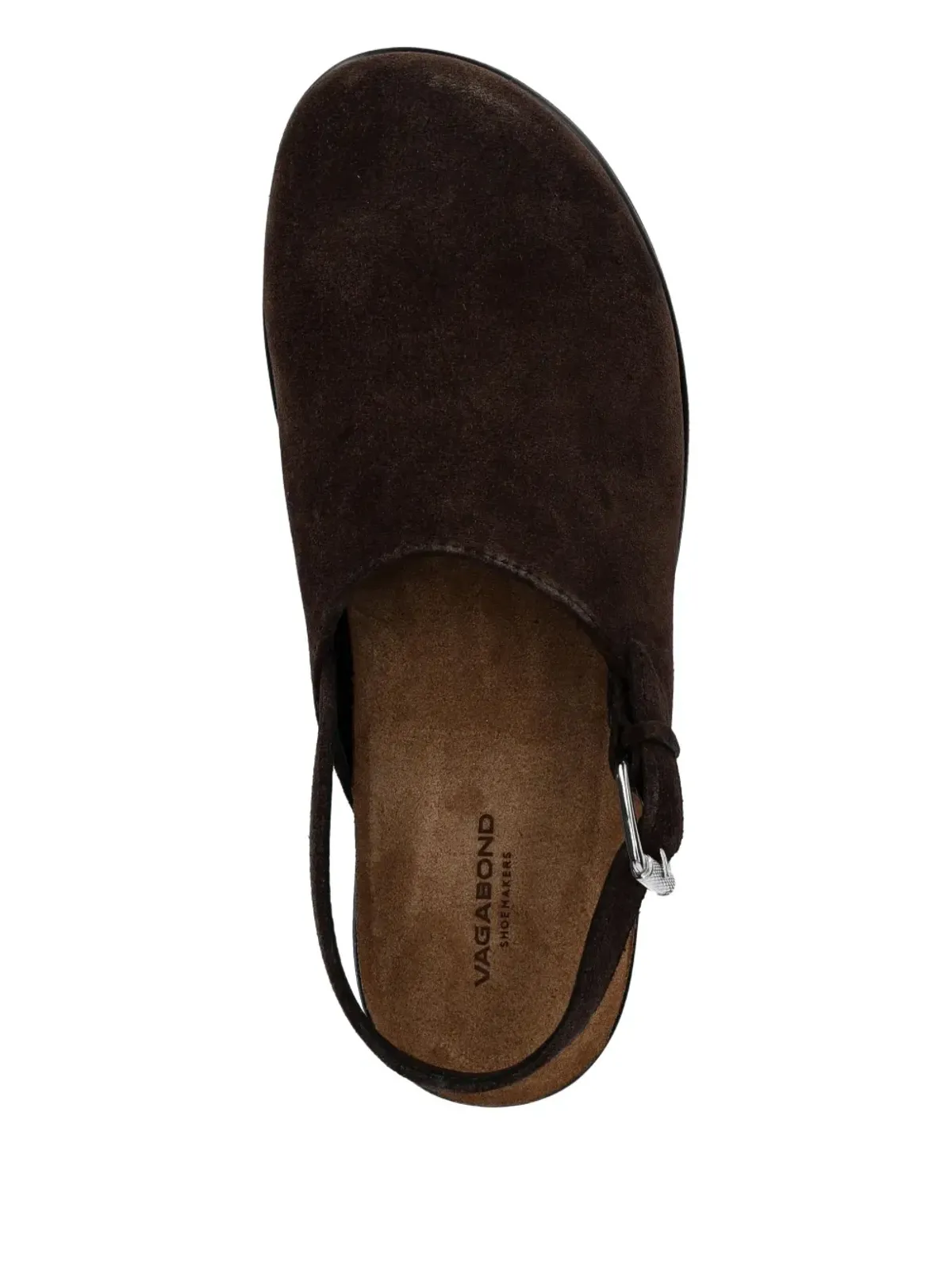 VAGABOND Effie slingback buckle mules - Brown - 画像3