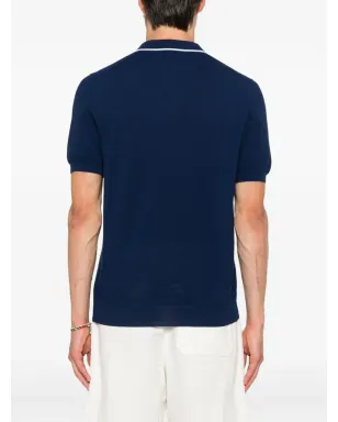 Gran Sasso 半袖ポロカラーTシャツ - ブルー - サムネイル3