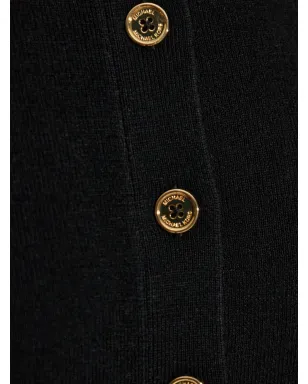 Michael Michael Kors リブ編み ゴールドボタン カーディガン - サムネイル5