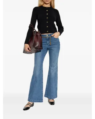 Michael Michael Kors リブ編み ゴールドボタン カーディガン - サムネイル2